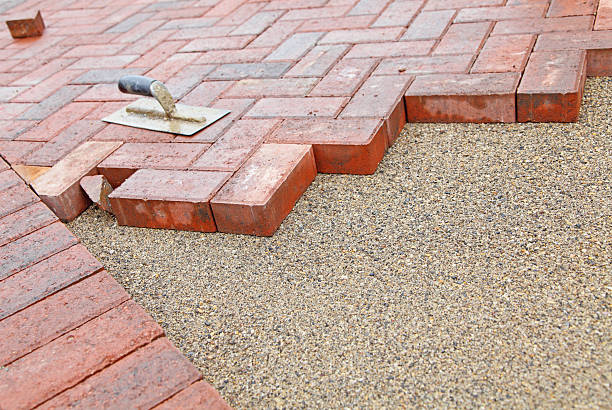 Permeable Paver Driveway in Dublin, TX